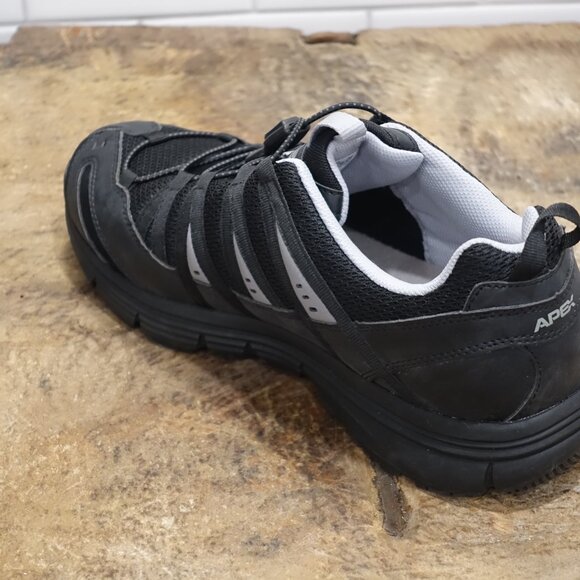 Apex A5000m Bungee Lace Athletic Men's Active Shoe In Black - Picture 5 of 13